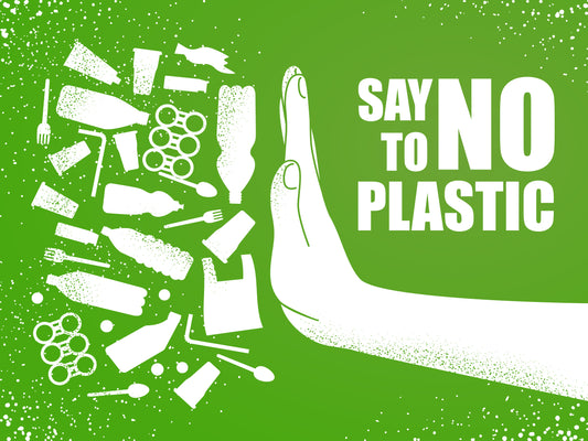 say no to plastic