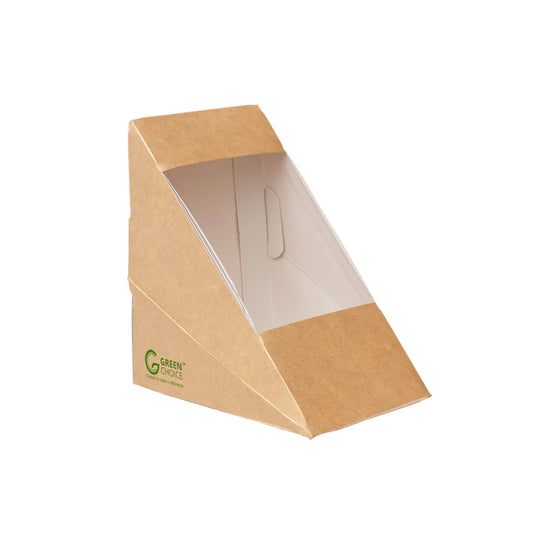Sandwich Box Kraft PLA - Medium